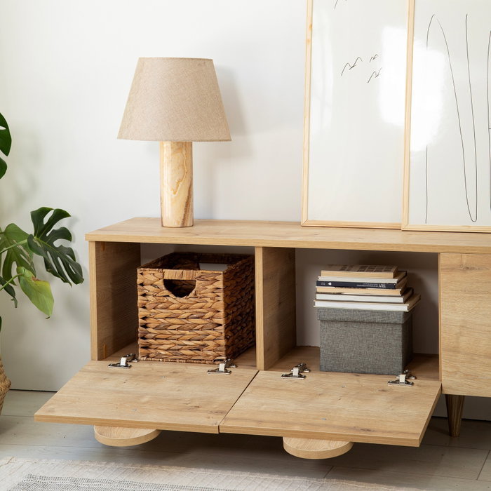 Hanah Home New Line - Sapphire Oak v2 Soporte para TV Roble